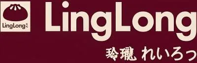 Brand logo with Chinese and Japanese text at Linglong, a Chinese Restaurant in Fountain Valley.